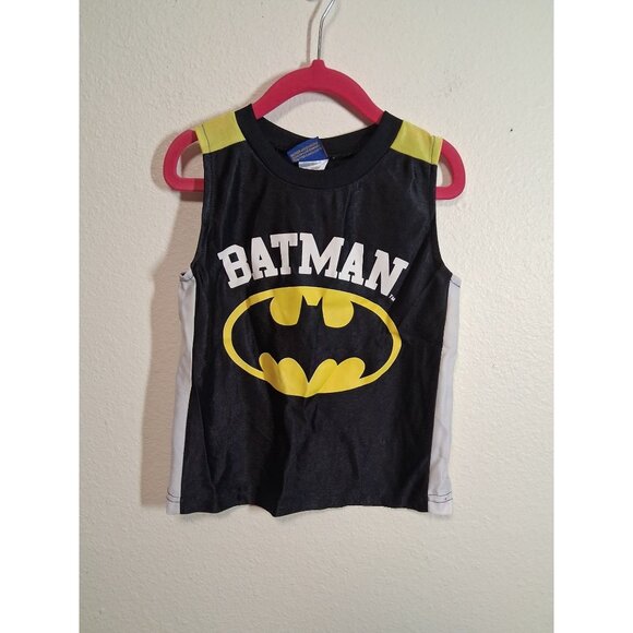 Batman 2 Piece Outfit Athletic Basketball Play Boys Size 2T - Picture 2 of 11